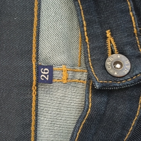 Carmar dark wash skinny cropped jeans size 26 - Picture 4 of 10